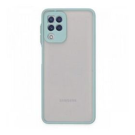 BSSM Samsung Galaxy A22 Montreal Silikon Kapak Turkuaz Kılıf