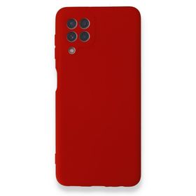 BSSM Samsung Galaxy A22 Nano İçi Kadife Silikon Kırmızı Kılıf
