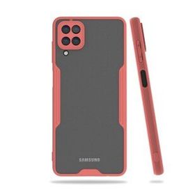 BSSM Samsung Galaxy A22 Platin Silikon Pembe Kılıf