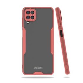 BSSM Samsung Galaxy A22 Platin Silikon Pembe Kılıf