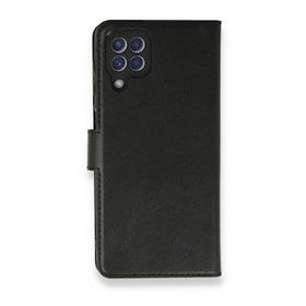 BSSM Samsung Galaxy A22 Trend S Plus Kapaklı Siyah Kılıf