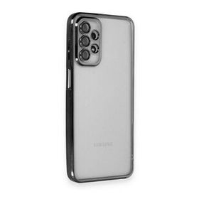 BSSM Samsung Galaxy A23 4G Razer Lensli Silikon Siyah Cep Telefonu Kılıfı