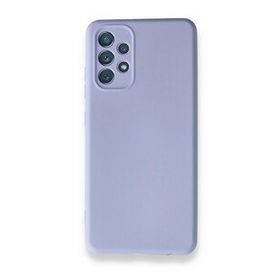 BSSM Samsung Galaxy A32 Nano İçi Kadife Silikon Lila Kılıf