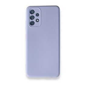 BSSM Samsung Galaxy A32 Nano İçi Kadife Silikon Lila Kılıf