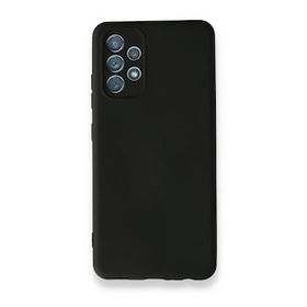 BSSM Samsung Galaxy A32 Nano İçi Kadife Siyah Silikon Kılıf