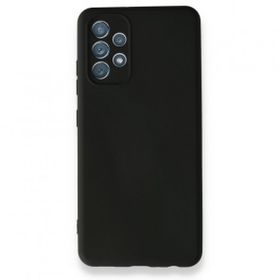 BSSM Samsung Galaxy A32 Nano İçi Kadife Siyah Silikon Kılıf