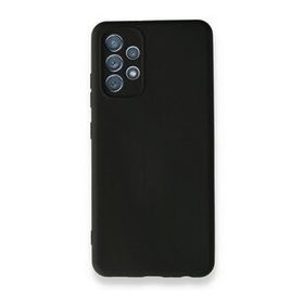 BSSM Samsung Galaxy A32 Nano İçi Kadife Siyah Silikon Kılıf