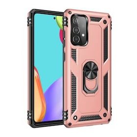 BSSM Samsung Galaxy A32 Sofya Yüzüklü Silikon Kapak Rose Kılıf