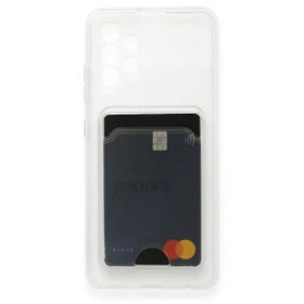 BSSM Samsung Galaxy A33 5G Kart Şeffaf Silikon Şeffaf Kılıf