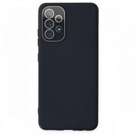 BSSM Samsung Galaxy A33 5G Lansman Glass Kapak Lacivert Kılıf