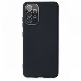 BSSM Samsung Galaxy A33 5G Lansman Glass Kapak Lacivert Kılıf