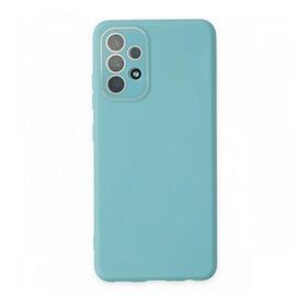 BSSM Samsung Galaxy A33 5G Lansman Glass Kapak Turkuaz Kılıf