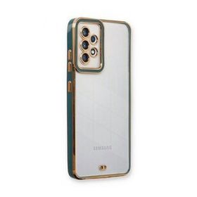 BSSM Samsung Galaxy A33 5G Liva Lens Silikon Yeşil Kılıf