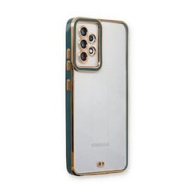 BSSM Samsung Galaxy A33 5G Liva Lens Silikon Yeşil Kılıf