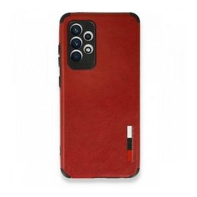 BSSM Samsung Galaxy A33 5G Loop Deri Kırmızı Silikon Kılıf