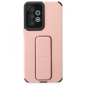 BSSM Samsung Galaxy A33 5G Mega Standlı Silikon Pudra Kılıf