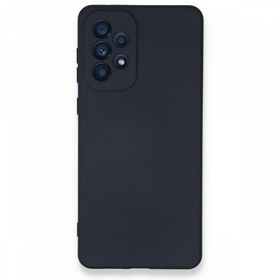 BSSM Samsung Galaxy A33 5G Nano İçi Kadife Siyah Silikon Kılıf