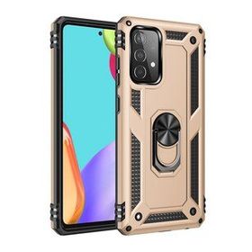 BSSM Samsung Galaxy A33 5G Sofya Yüzüklü Silikon Kapak Gold Kılıf