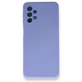 BSSM Samsung Galaxy A52 Nano içi Kadife Silikon - Lila Kılıf