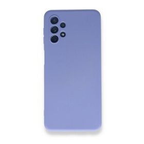 BSSM Samsung Galaxy A52 Nano içi Kadife Silikon - Lila Kılıf