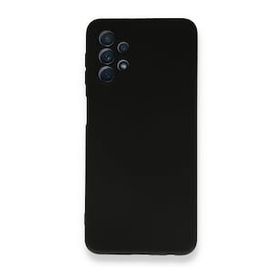 BSSM Samsung Galaxy A52 Nano içi Kadife Silikon - Siyah Kılıf