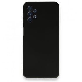 BSSM Samsung Galaxy A52 Nano içi Kadife Silikon - Siyah Kılıf