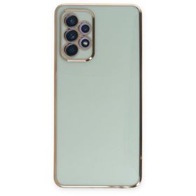 BSSM Samsung Galaxy A52 Volet Silikon Açık Yeşil Kılıf