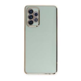 BSSM Samsung Galaxy A52 Volet Silikon Açık Yeşil Kılıf