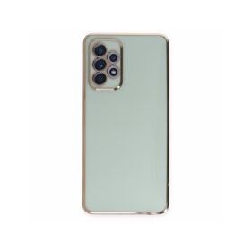 BSSM Samsung Galaxy A52 Volet Silikon Açık Yeşil Kılıf