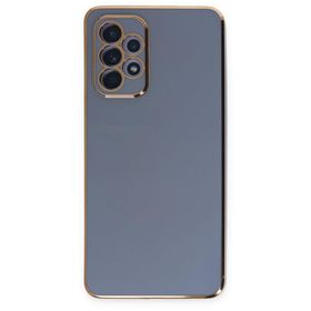 BSSM Samsung Galaxy A52 Volet Silikon Mavi Cep Telefonu Kılıfı