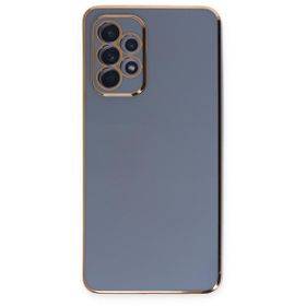 BSSM Samsung Galaxy A52 Volet Silikon Mavi Cep Telefonu Kılıfı