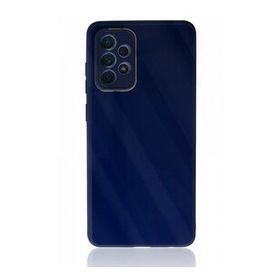 BSSM Samsung Galaxy A53 5G Lansman Glass Kapak - Lacivert Kılıf