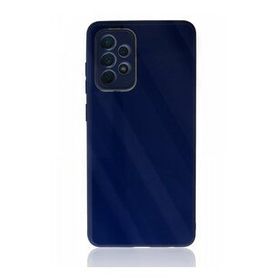 BSSM Samsung Galaxy A53 5G Lansman Glass Kapak - Lacivert Kılıf