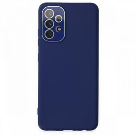 BSSM Samsung Galaxy A53 5G Lansman Glass Kapak - Sky Blue Kılıf