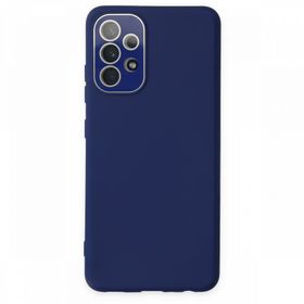 BSSM Samsung Galaxy A53 5G Lansman Glass Kapak - Sky Blue Kılıf