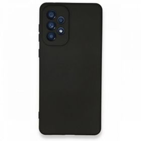 BSSM Samsung Galaxy A53 5G Nano içi Kadife Silikon - Siyah Kılıf