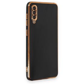 BSSM Samsung Galaxy A70 Volet Silikon Siyah Cep Telefonu Kılıfı