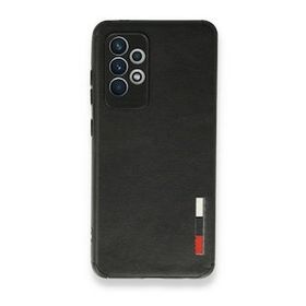 BSSM Samsung Galaxy A72 Loop Deri Silikon - Siyah Kılıf
