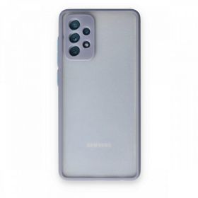 BSSM Samsung Galaxy A72 Montreal Silikon Kapak Gri Kılıf