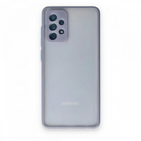 BSSM Samsung Galaxy A72 Montreal Silikon Kapak Gri Kılıf