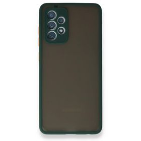 BSSM Samsung Galaxy A72 Montreal Silikon Kapak Koyu Yeşil Kılıf