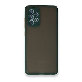 BSSM Samsung Galaxy A72 Montreal Silikon Kapak Koyu Yeşil Kılıf