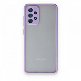 BSSM Samsung Galaxy A72 Montreal Silikon Kapak Mor Kılıf