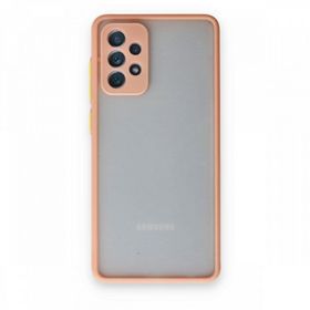 BSSM Samsung Galaxy A72 Montreal Silikon Kapak Pembe Kılıf