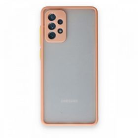 BSSM Samsung Galaxy A72 Montreal Silikon Kapak Pembe Kılıf