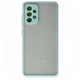 BSSM Samsung Galaxy A72 Montreal Silikon Kapak Turkuaz Kılıf