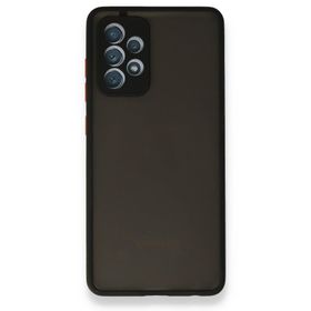 BSSM Samsung Galaxy A72 Montreal Yüzüklü Silikon Kapak Yeşil Siyah İnci Kılıf