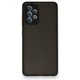 BSSM Samsung Galaxy A72 Montreal Yüzüklü Silikon Kapak Yeşil Siyah İnci Kılıf