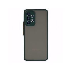 BSSM Samsung Galaxy A73 5G Montreal Silikon Kapak Yeşil Cep Telefonu Kılıfı