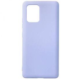 BSSM Samsung Galaxy A91 S10 Lite Nano İçi Kadife Silikon Lila Kılıf
